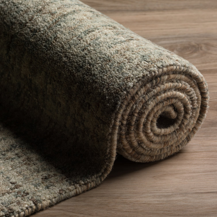 Fog Gray Hand-Tufted Wool 5' x 7' Area Rug