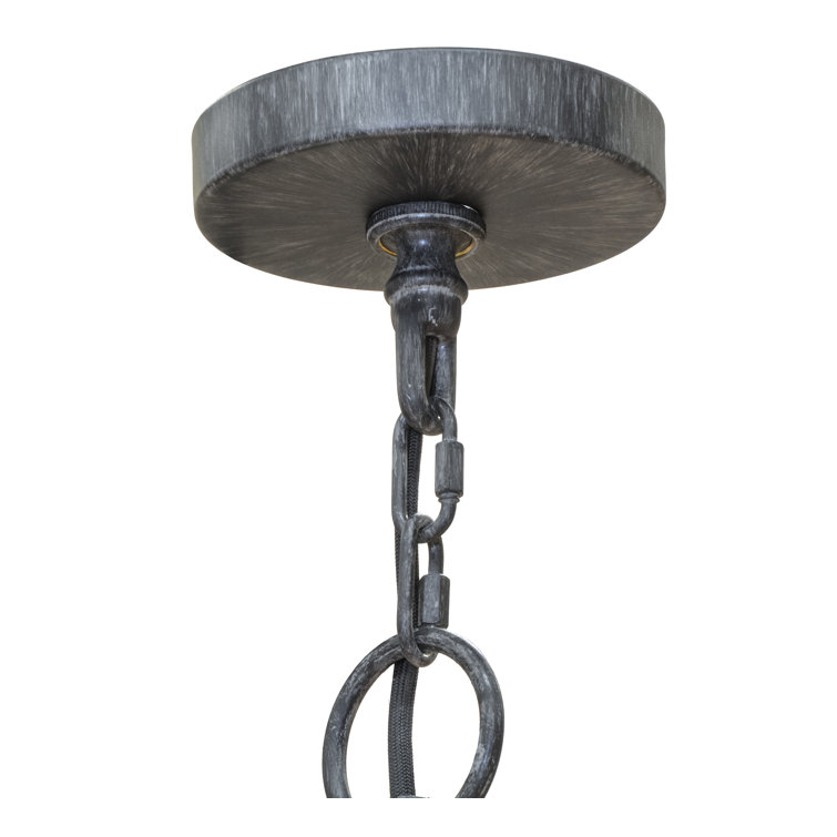 Grand Antique Iron Gate 24-Light Faux Candle Chandelier