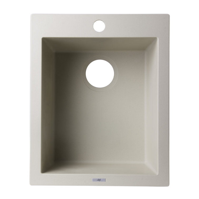 Biscuit Granite Composite Single Bowl Kitchen Sink