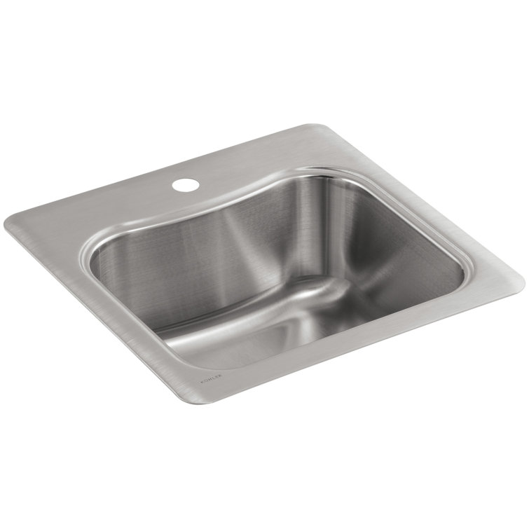 Stainless Steel Single Bowl Drop-In Bar Sink