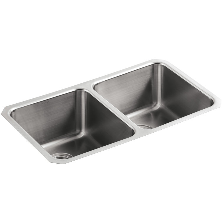 Stainless Steel Double Bowl Undermount Kitchen Sink