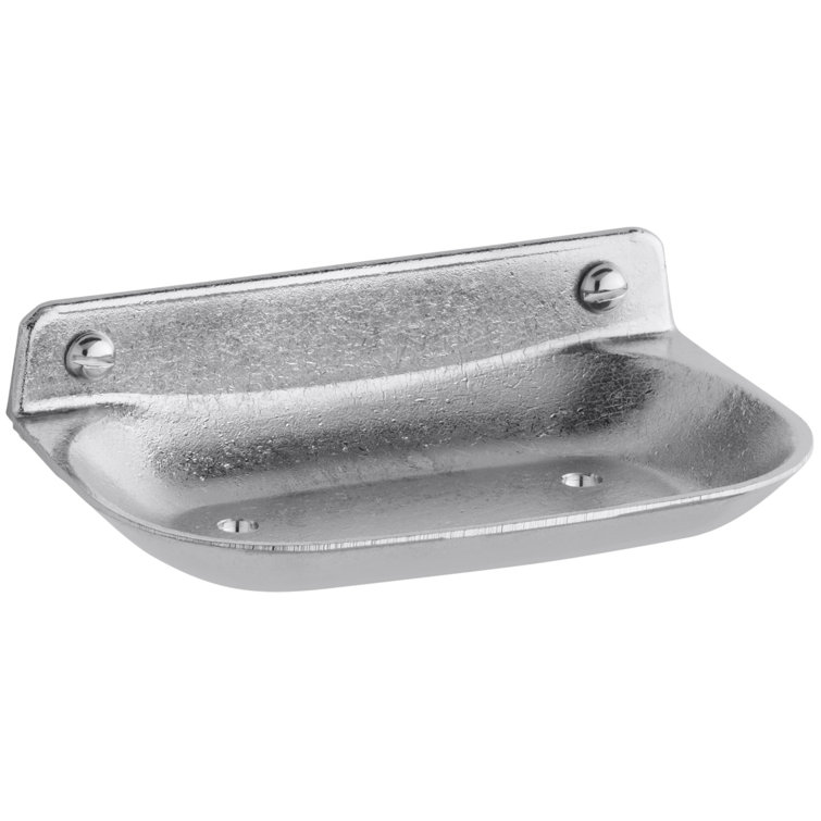 Bright Chrome Wall-Mount Brass Soap Dish