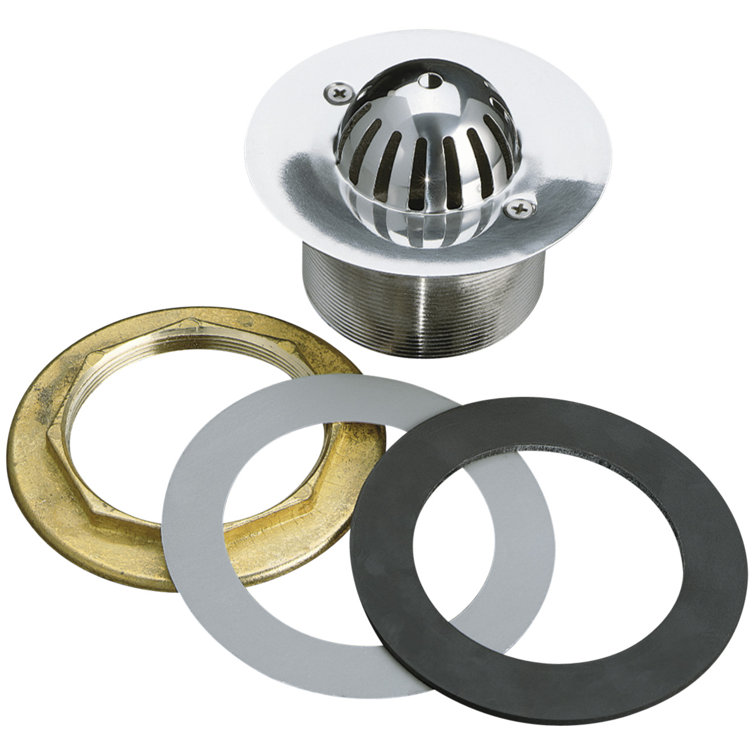 Stainless Steel Beehive Grate Urinal Strainer for 1.5-in Pipe