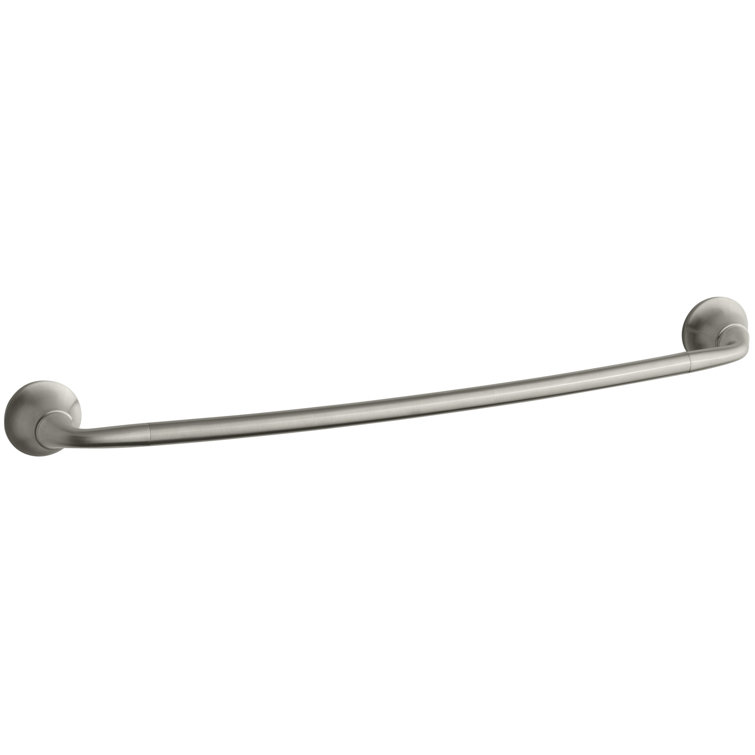 Vibrant Brushed Nickel 30" Wall Mounted Towel Bar
