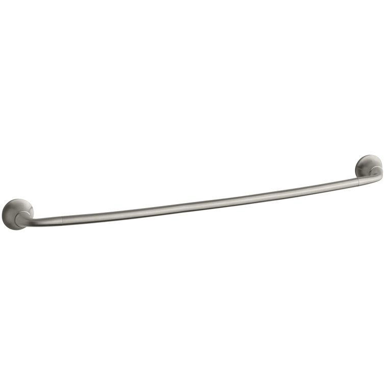 Vibrant Brushed Nickel 30" Wall Mounted Towel Bar
