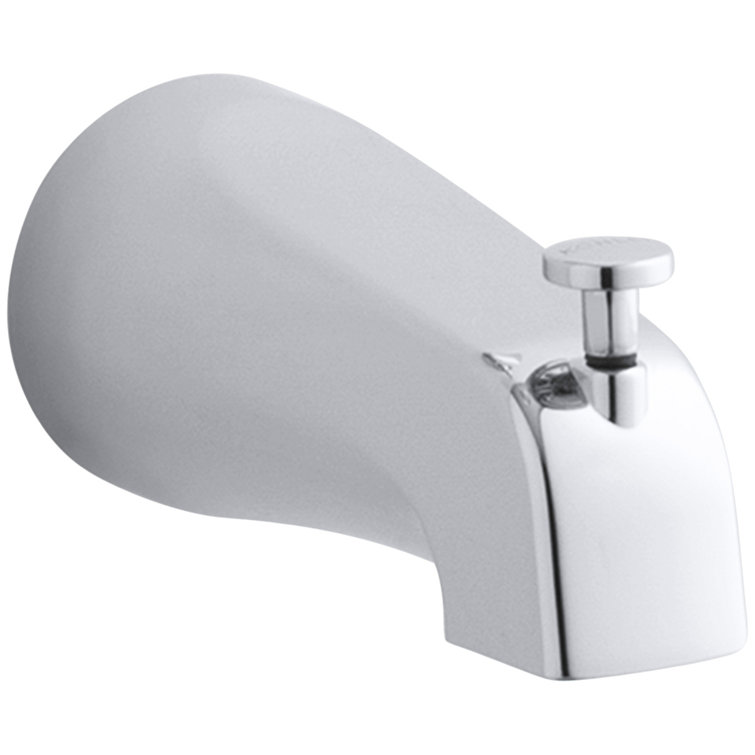 Polished Chrome Wall Mounted Diverter Bath Spout