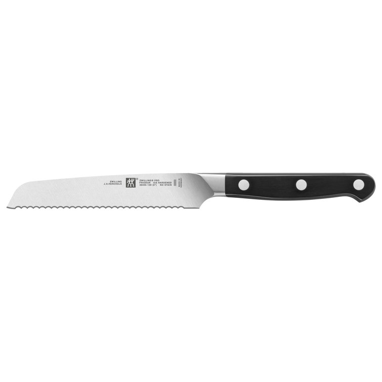 Zwilling Pro 12-Piece Stainless Steel Knife Set with Hardwood Block