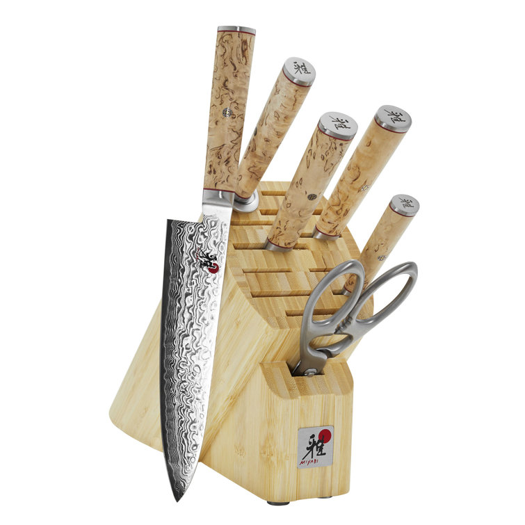 Miyabi Miyabi Birchwood SG2 7-Piece Knife Block Set