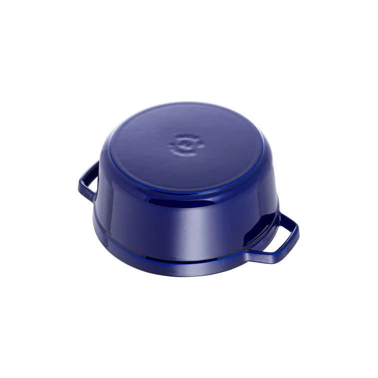 Deep Blue 7 Qt Enameled Cast Iron Dutch Oven