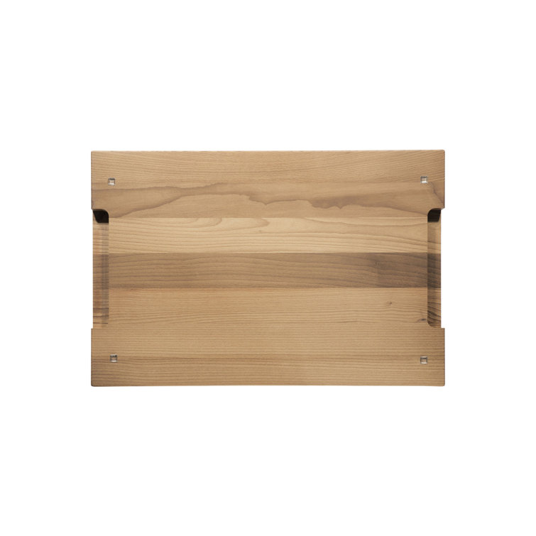 Natural Beechwood Rectangular Cutting Board, 22" x 16"