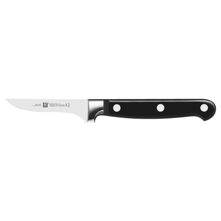 ZWILLING Professional S 18-Piece Knife Block Set, Chef Knife, Serrated Utility Knife, Steak Knife Set, Black