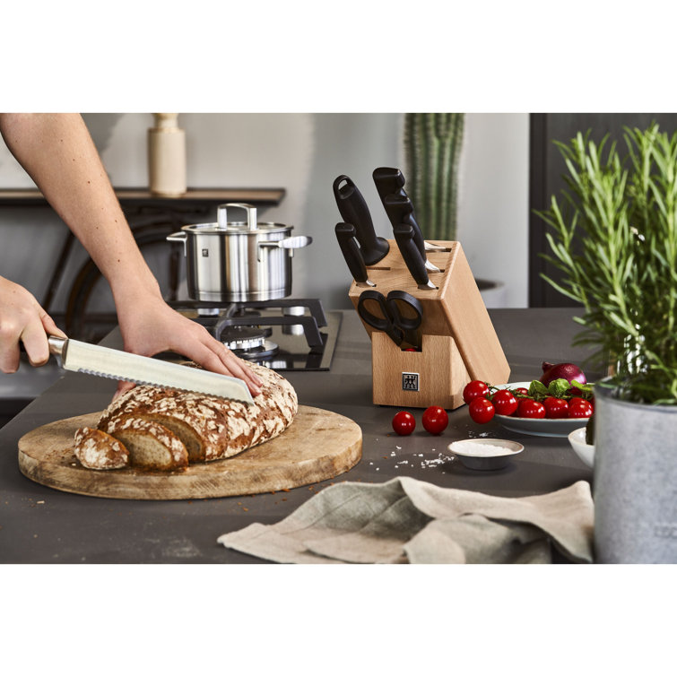 Zwilling J.A. Henckels 8-Piece Stainless Steel Knife Block Set