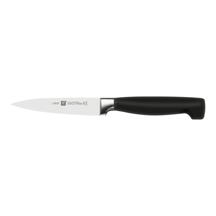 Zwilling Four Star 2-Piece Stainless Steel Knife Set with Block