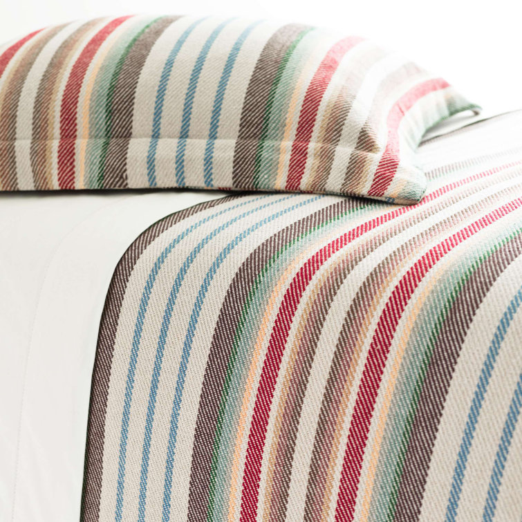 Ranch King-Size Reversible Cotton Woven Blanket