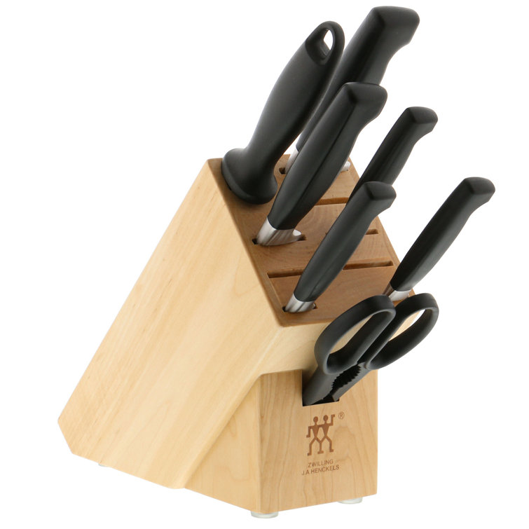 Zwilling J.A. Henckels 8-Piece Stainless Steel Knife Block Set