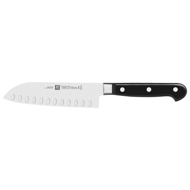 ZWILLING Professional S 18-Piece Knife Block Set, Chef Knife, Serrated Utility Knife, Steak Knife Set, Black