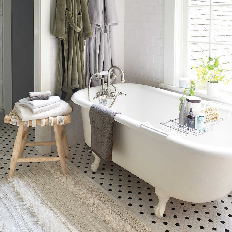 Zhara Handmade Ivory Stripe Indoor/Outdoor Washable Rug