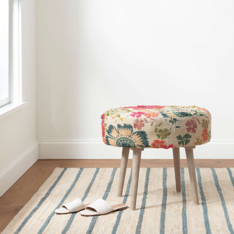 Swedish Blue Stripe Handmade Wool 10' x 14' Area Rug