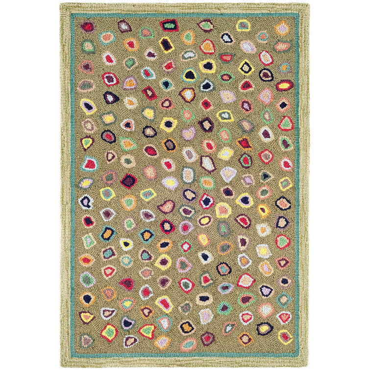 Gray Abstract Handmade Wool 10' x 14' Area Rug