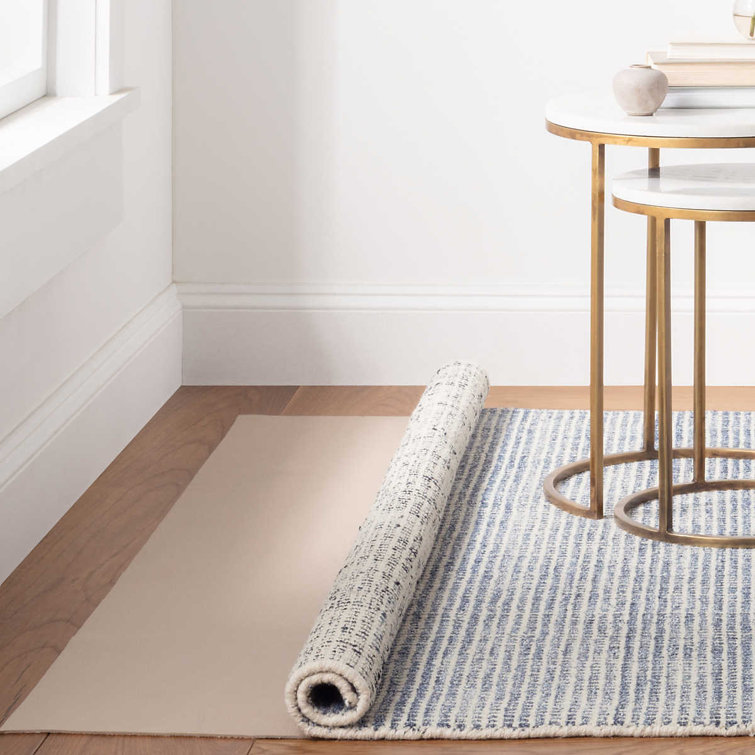 Solid Beige Extra-Grip PVC-Coated Rug Pad 3' x 5'