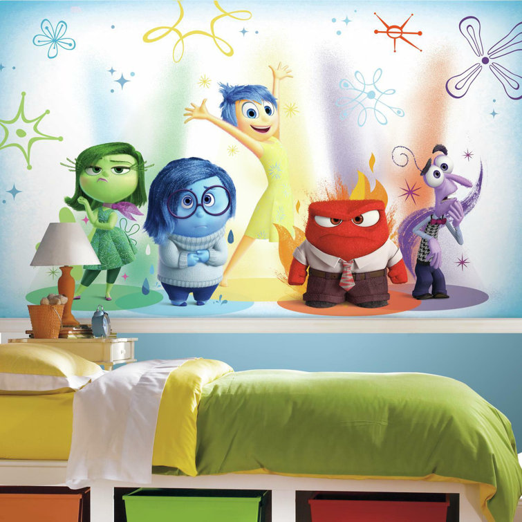 Inside Out XL Prepasted Wall Mural with Disney Characters
