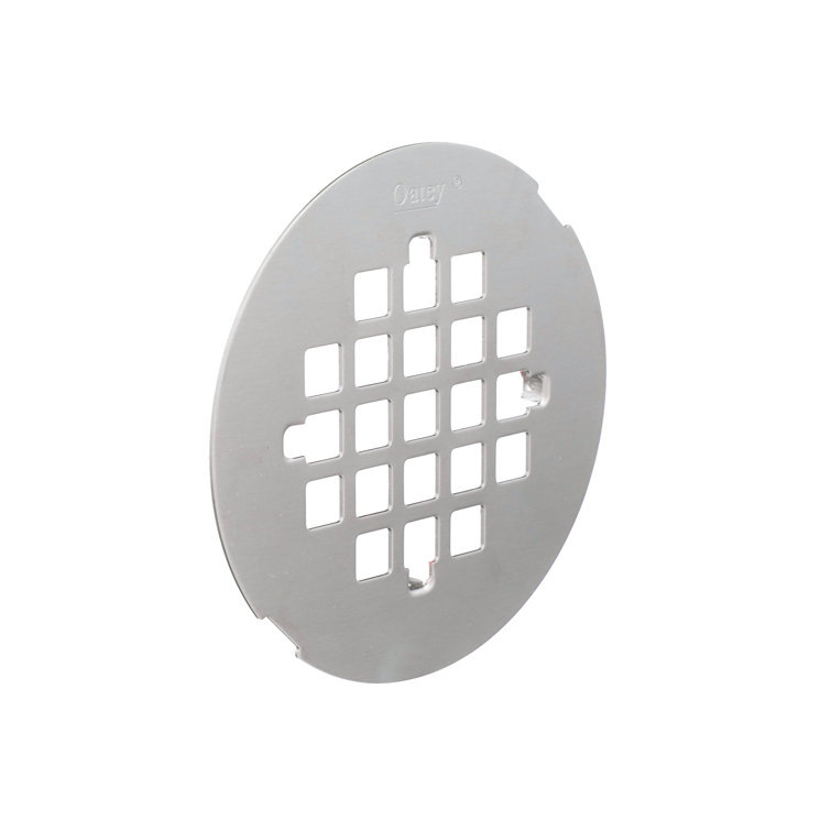 Universal 4-1/4 Inch Brushed Nickel Stainless Steel Shower Strainer