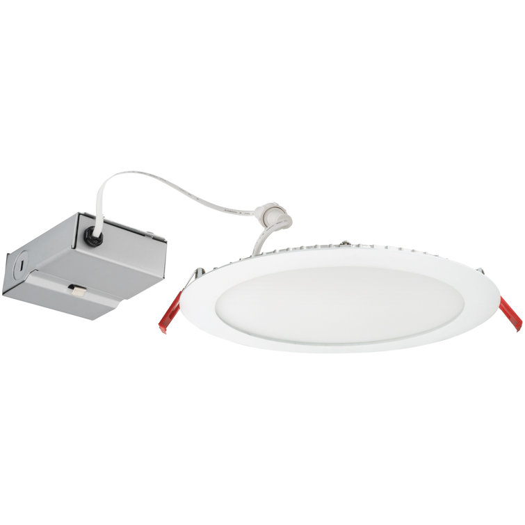 8'' White Aluminum LED Canless Recessed Lighting Kit