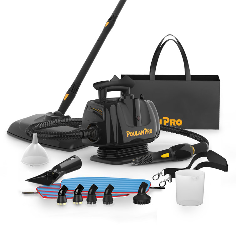 Poulan Pro Black Portable Handheld Steam Cleaner