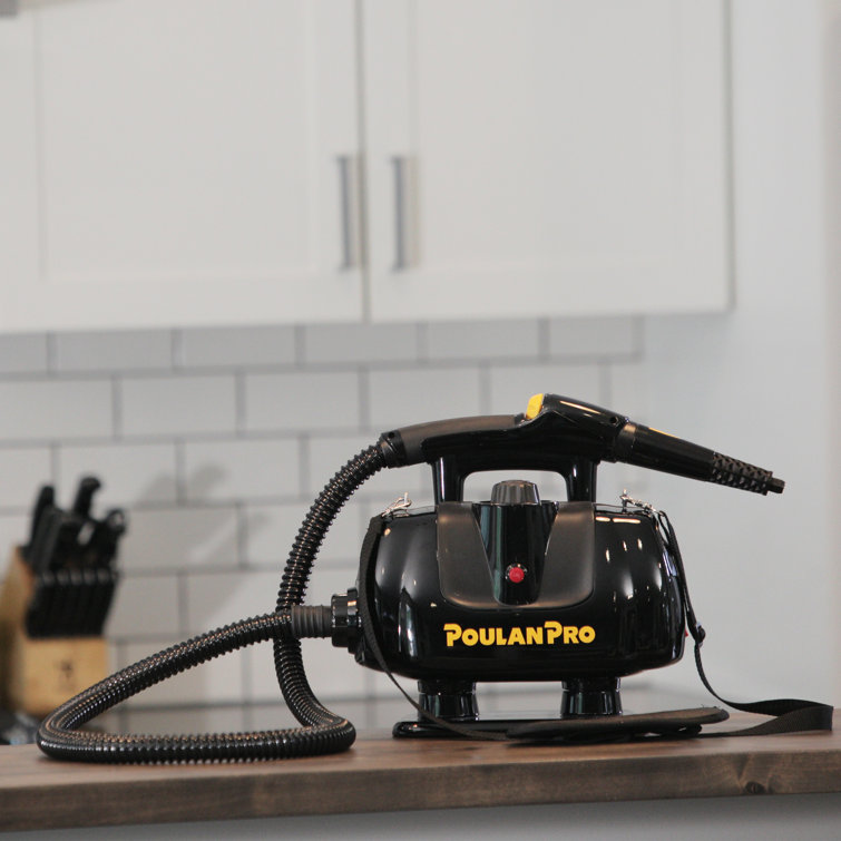 Poulan Pro Black Portable Handheld Steam Cleaner