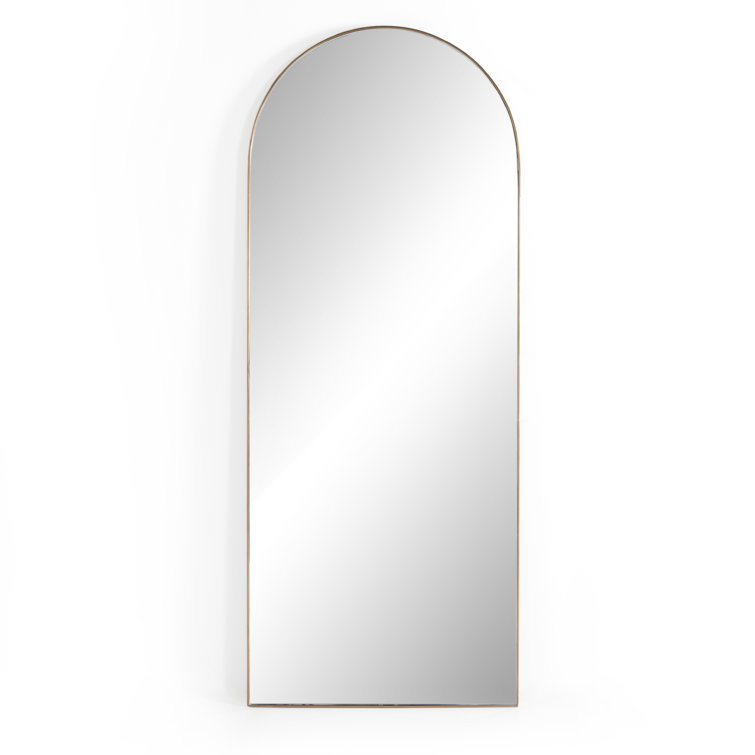 Alvarado Contemporary Full-Length Gold Mirror - 32x80 Inch