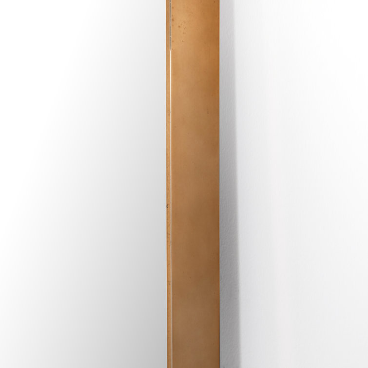 Alvarado Contemporary Full-Length Gold Mirror - 32x80 Inch