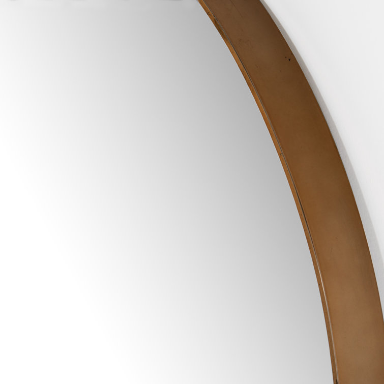 Alvarado Contemporary Full-Length Gold Mirror - 32x80 Inch