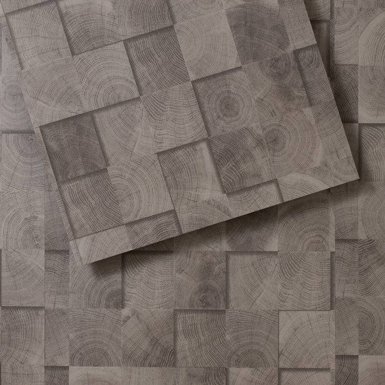 Faded Block 12" x 24" Adhesive Vinyl Tile Flooring