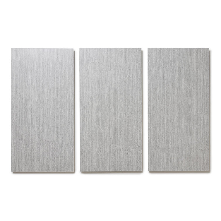 Silver Knit 12" x 24" Adhesive Vinyl Tile Flooring