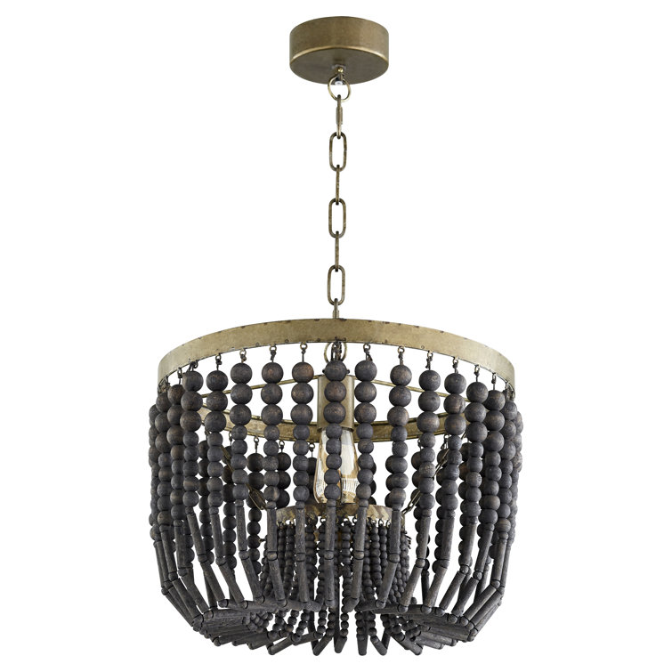 Estrella II 1-Light Tinted Raw Iron Pendant