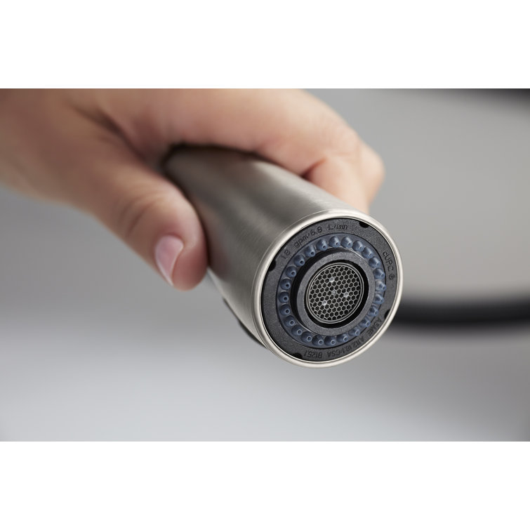 Polished Chrome Touchless Pull-Down Kitchen Faucet with Sprayhead