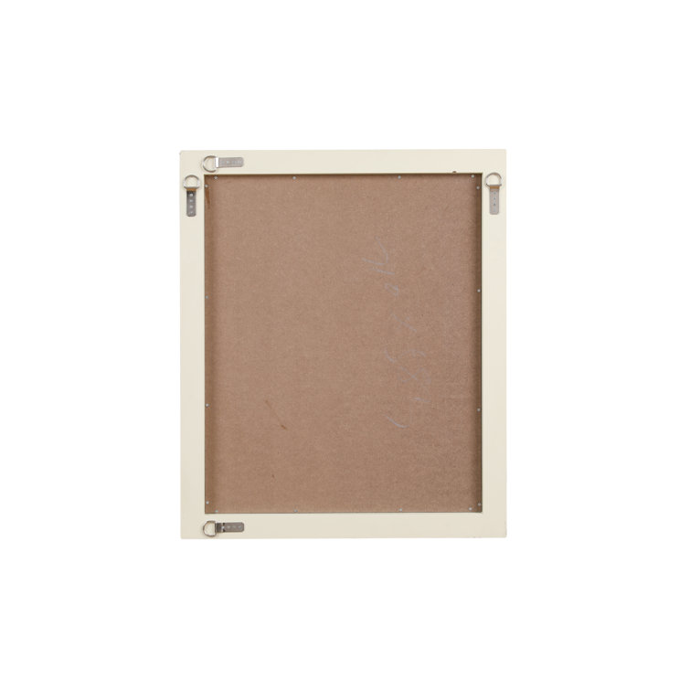 Iver Hand-Painted Wood Rectangular Mirror