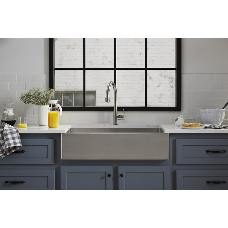 Polished Chrome Touchless Pull-Down Kitchen Faucet with Sprayhead
