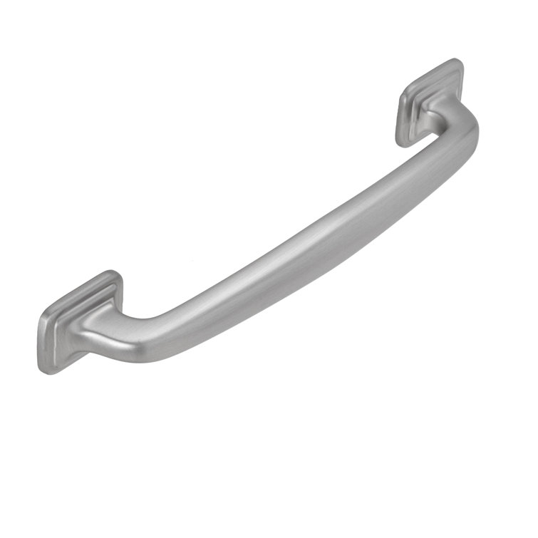 Satin Nickel 6-inch Brushed Cup Pull with Mounting Hardware