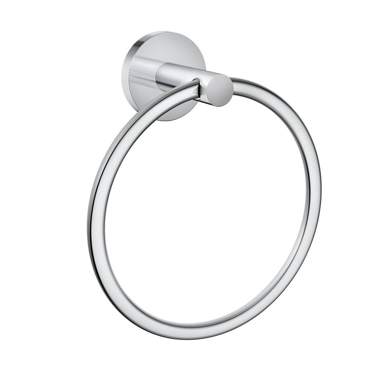 Arlys Chrome Wall Mounted Towel Ring