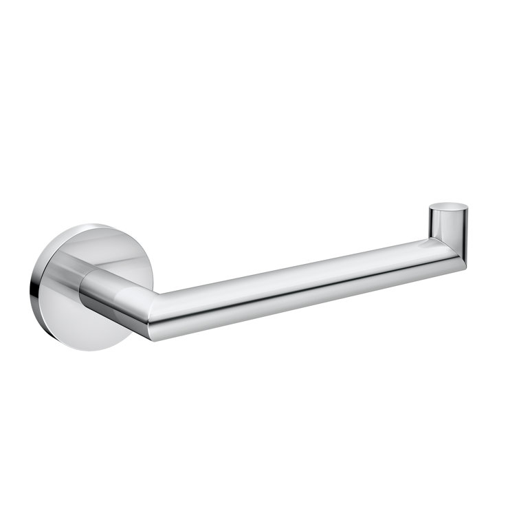 Chrome Modern Single Post Toilet Paper Holder