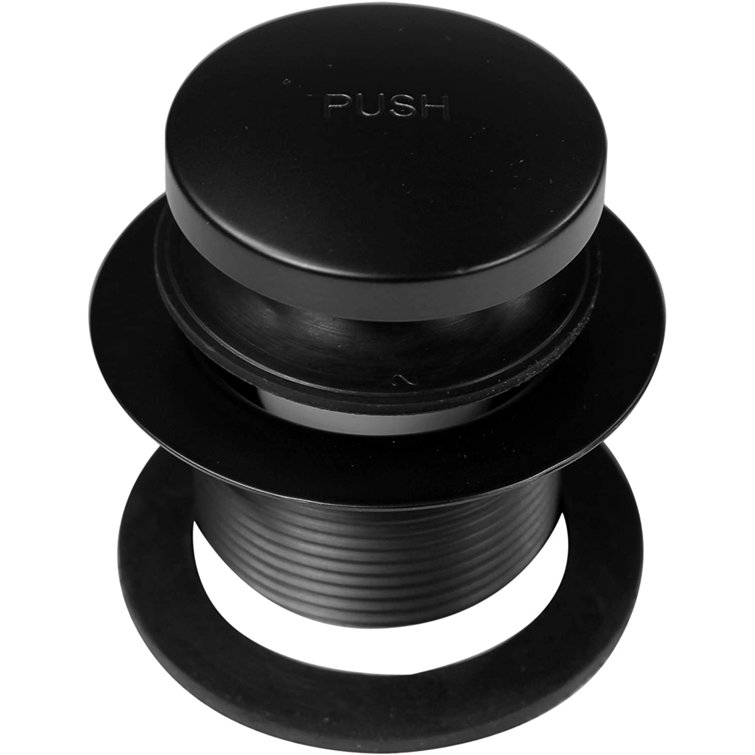 Matte Black Zinc and Brass Deck Mount Tub Spout