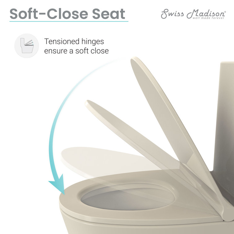 Bisque Elongated Dual Flush One-Piece Toilet