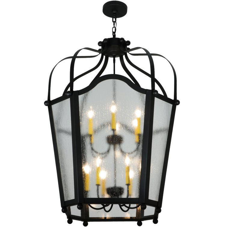 Citadel Blackwash 12-Light Indoor/Outdoor Lantern Chandelier
