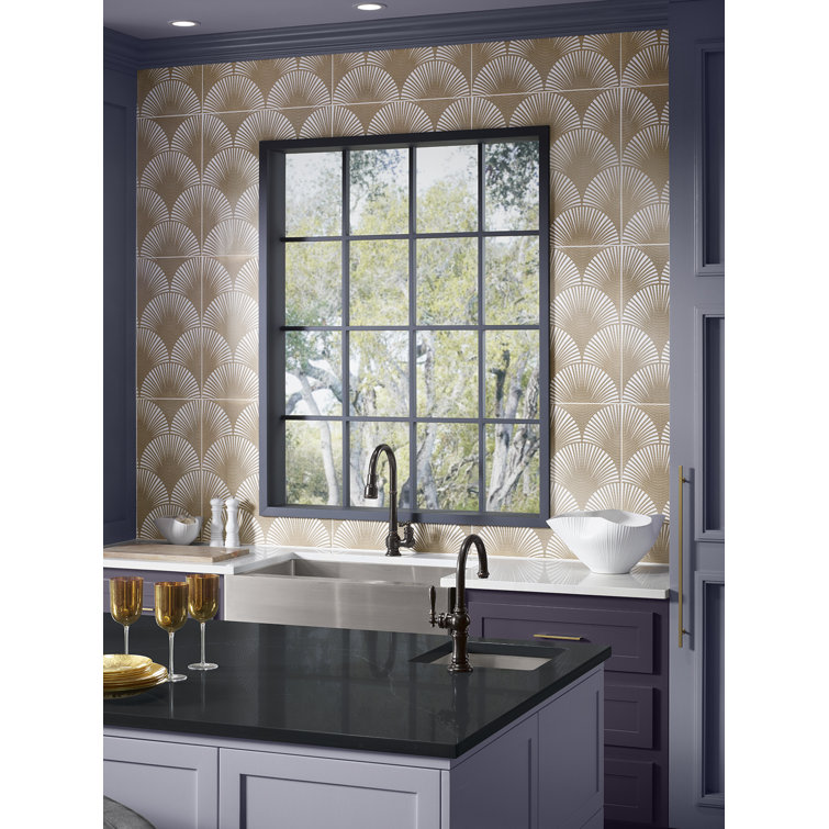 Vibrant Brushed Bronze Single-Handle Bar Faucet