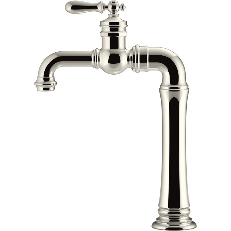 Vibrant Polished Nickel Gentleman's Bar Faucet with Accessories