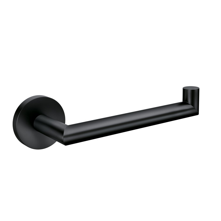 Matte Black Stainless Steel Wall Mount Toilet Paper Holder