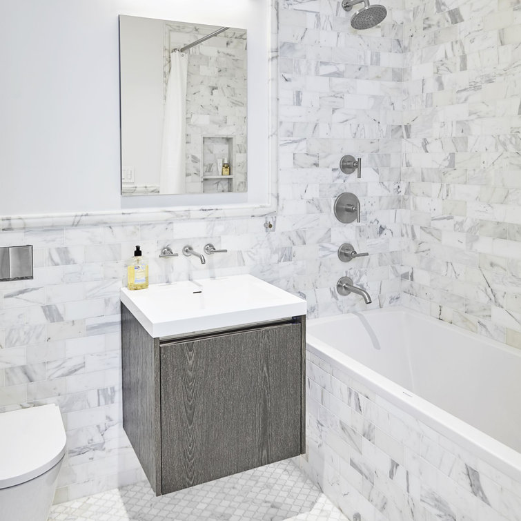 Modern 36"x20" Surface Mount Frameless Medicine Cabinet with Interior Mirror