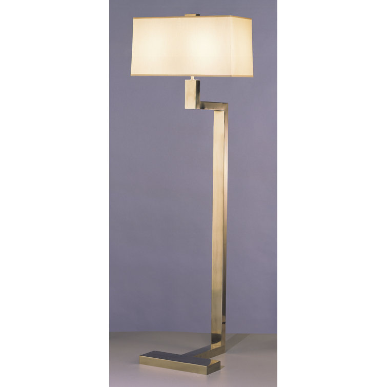 Antique Silver Adjustable 53'' Floor Lamp with 3-Way Switch