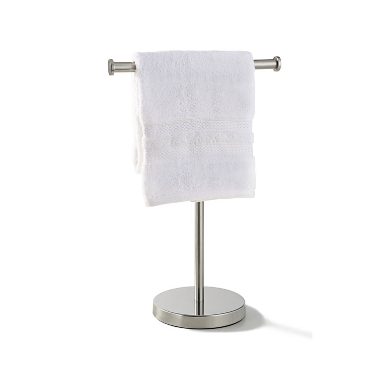 Satin Nickel Stainless Steel Countertop Hand Towel Rack